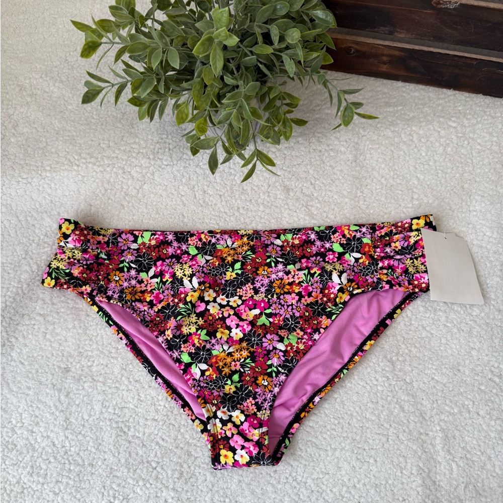 California Sunshine floral swim bottoms